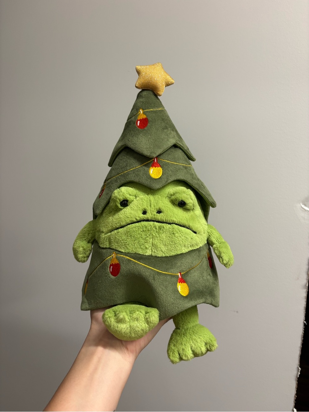 Christmas tree ricky rain frog jellycat